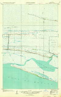 Bay Labauve 1935 topographic map thumbnail