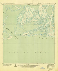 Bay Ronquille 1947 topographic map preview