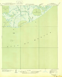 Belle Pass 1949 topographic map thumbnail