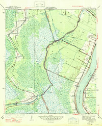 Bertrandville 1947 topographic map thumbnail