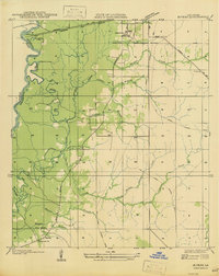 Bivens 1947 topographic map thumbnail