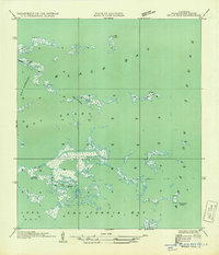 Belle Isle 1935 topographic map thumbnail