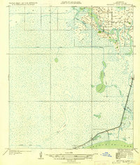 Browns Lake 1935 topographic map thumbnail