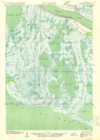 Buras 1947 topographic map thumbnail