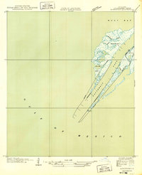 Burrwood topographic map thumbnail