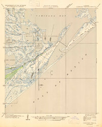 Caminada Pass 1947 topographic map thumbnail