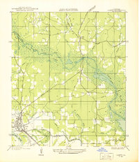 Campti NE topographic map thumbnail