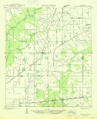 Chataignier 1947 topographic map thumbnail