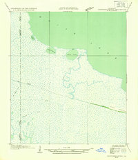 Constance Bayou NE 1932 topographic map thumbnail
