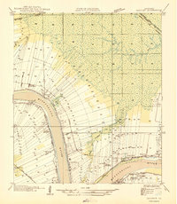 Convent 1946 topographic map thumbnail
