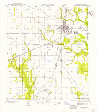 DeRidder 1956 topographic map thumbnail