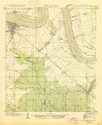Donaldsonville 1947 topographic map thumbnail