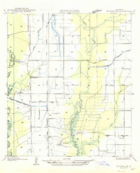 Evangeline 1947 topographic map thumbnail