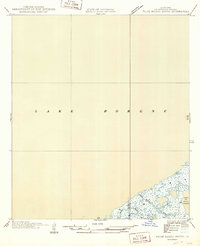 False Mouth Bayou 1949 topographic map thumbnail