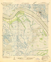 Fort St. Philip 1947 topographic map thumbnail