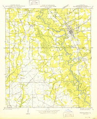 Franklinton 1950 topographic map thumbnail