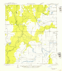 Fruge Lake topographic map thumbnail