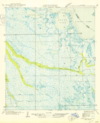 Golden Meadow Farms 1950 topographic map thumbnail