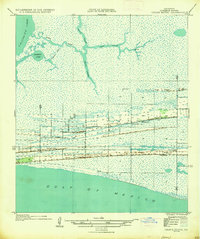 Grand Bayou 1935 topographic map thumbnail