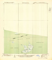 Grand Island Pass 1935 topographic map thumbnail