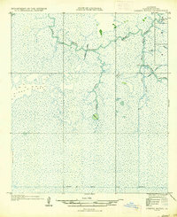 Greens Bayou 1935 topographic map thumbnail