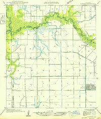 Gueydan 1949 topographic map thumbnail
