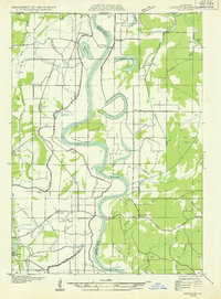 Hosston NE topographic map thumbnail