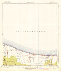 Indian Beach 1938 topographic map thumbnail