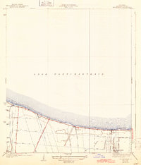 Indian Beach 1938 topographic map thumbnail