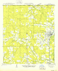 Kentwood 1950 topographic map thumbnail