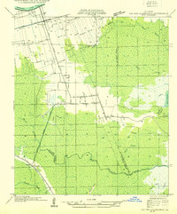 Lac Des Allemands NW topographic map thumbnail