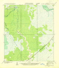 Lac Des Allemands SE topographic map thumbnail