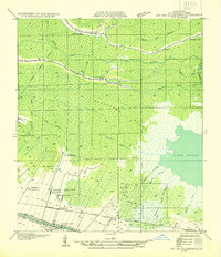 Lac Des Allemands SW topographic map thumbnail