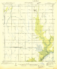 Lacassine 1946 topographic map thumbnail