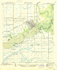 Lake Arthur 1946 topographic map thumbnail