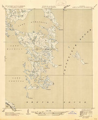 Lake Athanasio 1947 topographic map thumbnail
