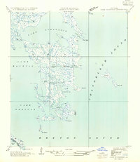 Lake Athanasio 1935 topographic map thumbnail