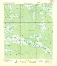 Lake Calebasse topographic map thumbnail