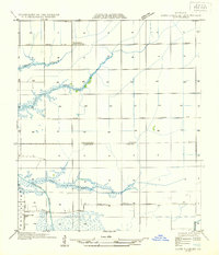 Lake Charles SW 1932 topographic map thumbnail
