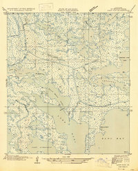 Lake Eloi 1947 topographic map preview