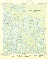 Lake Eugenie 1946 topographic map thumbnail