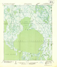 Lake Felicity 1954 topographic map thumbnail