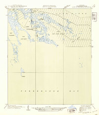 Lake La Graisse 1945 topographic map thumbnail
