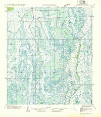 Lake Quitman 1935 topographic map thumbnail