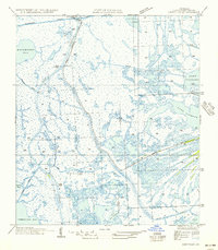 Leeville 1956 topographic map thumbnail