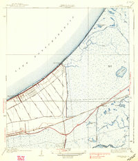 Little Woods 1938 topographic map thumbnail