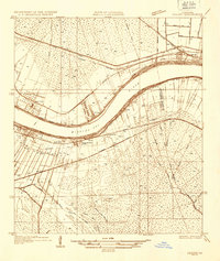 Luling 1935 topographic map thumbnail