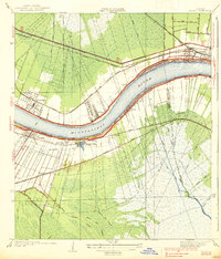 Luling 1938 topographic map thumbnail