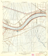 Luling 1938 topographic map thumbnail