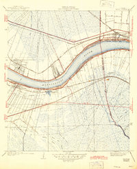 Luling 1938 topographic map thumbnail